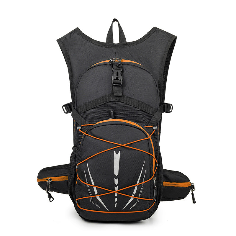 Lightweight Hydration Backpack, Breathable Mesh Cycling Backpack With Reflective Details For Trail Running, Mountain Biking, Outdoor Sports