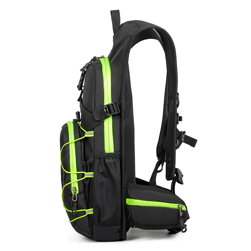 Lightweight Hydration Backpack, Breathable Mesh Cycling Backpack With Reflective Details For Trail Running, Mountain Biking, Outdoor Sports