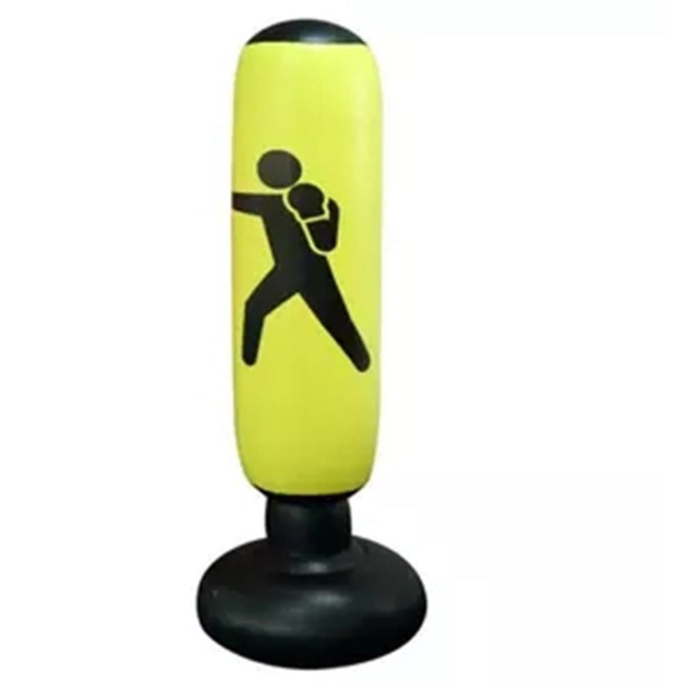 Leather Pattern Inflatable Boxing Column Tumbler Children's Vertical Fitness Vent Toys