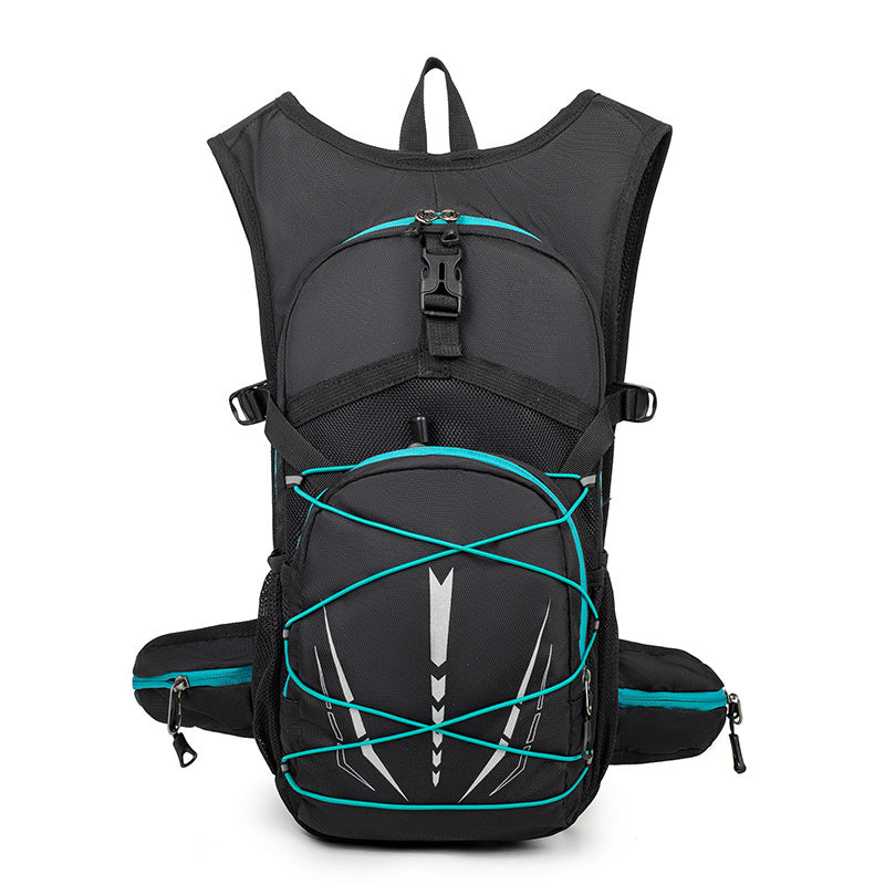 Lightweight Hydration Backpack, Breathable Mesh Cycling Backpack With Reflective Details For Trail Running, Mountain Biking, Outdoor Sports